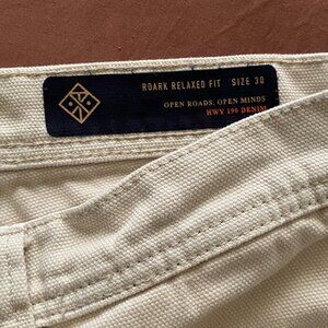 Roark Relaxed Fit HWY 190 Denim cargo jeans pants, Size 30